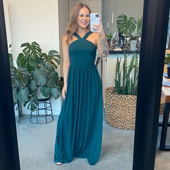 Lulus Dresses & Skirts - Lulu’s Forest Green Maxi Dress